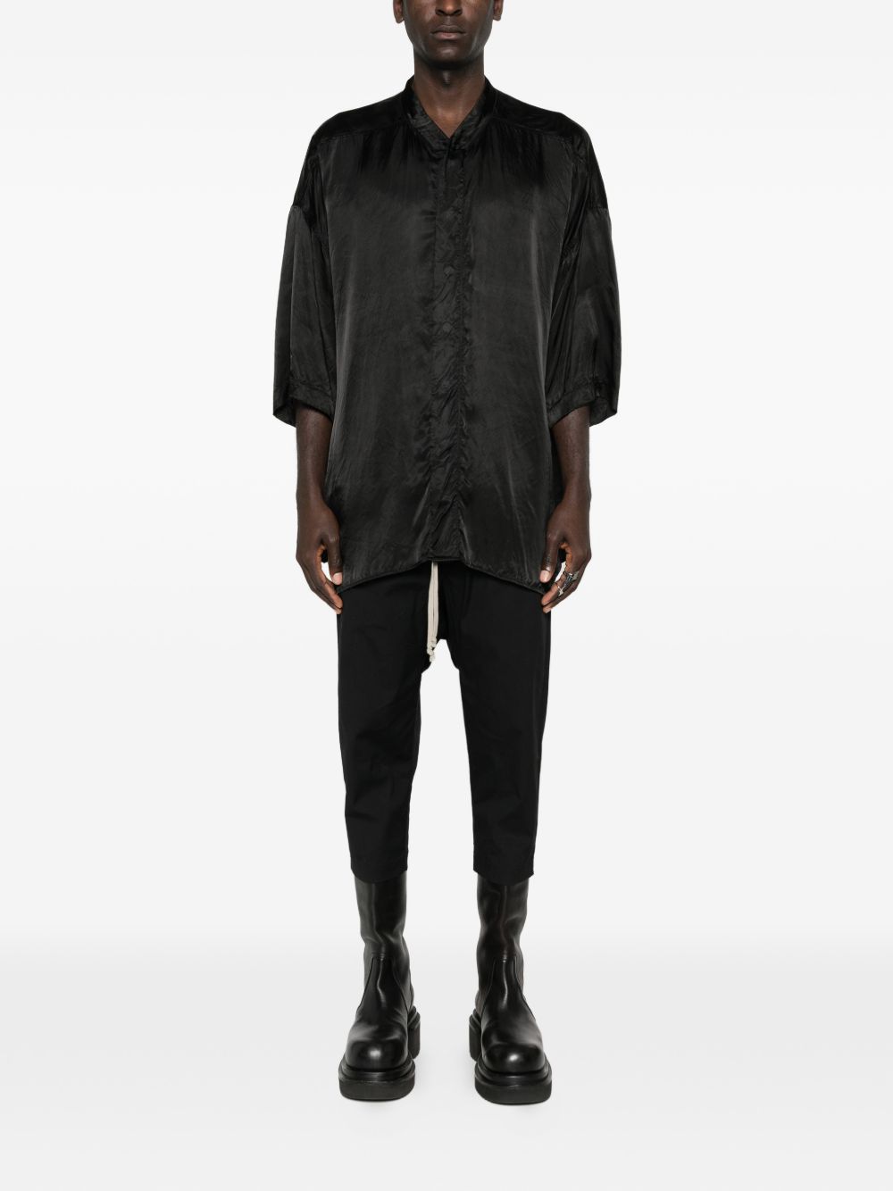 Black Jumbo Faun shirt Rick owens - men - RICK OWENS