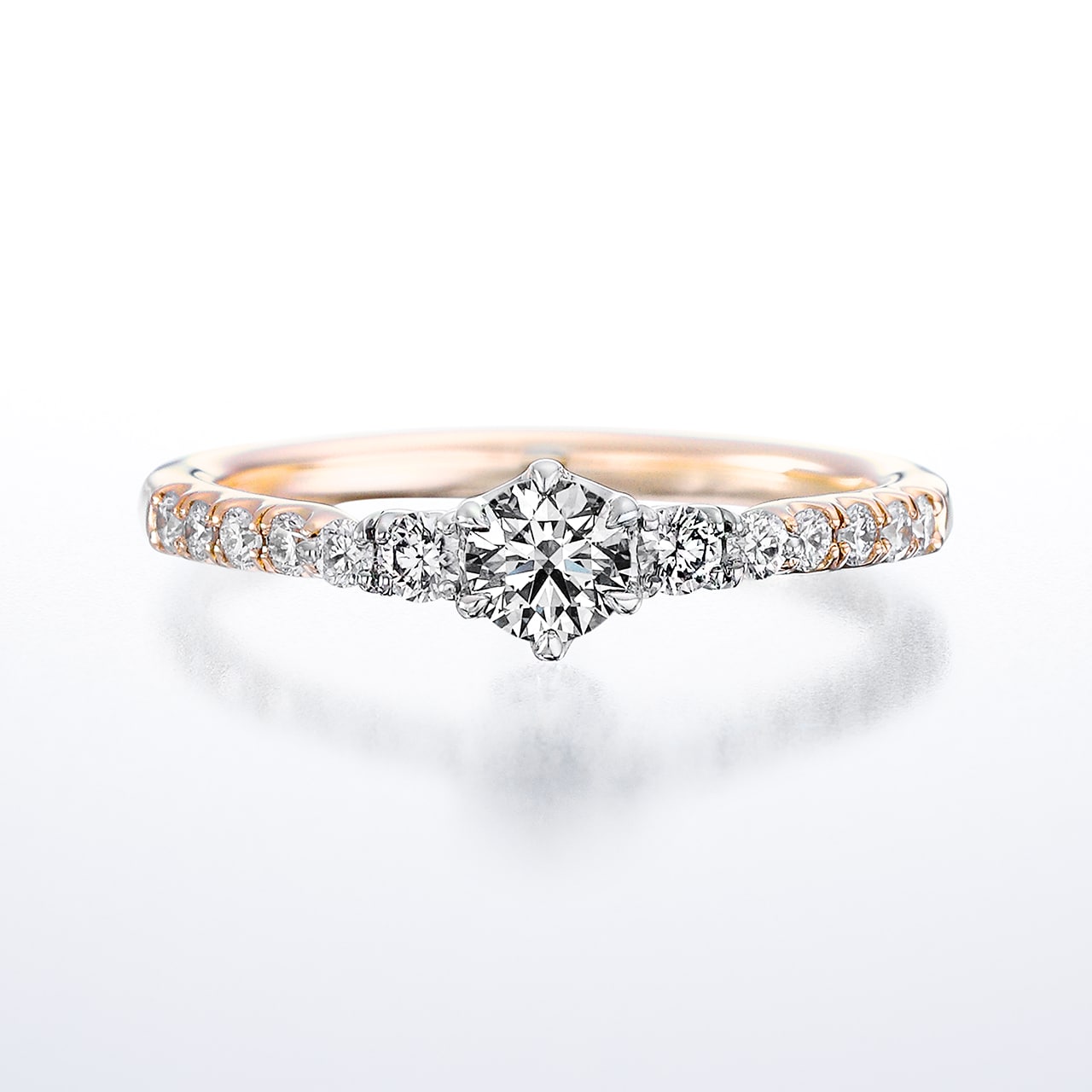 婚約指輪「Smiling・Mary」｜銀座ダイヤモンドシライシ