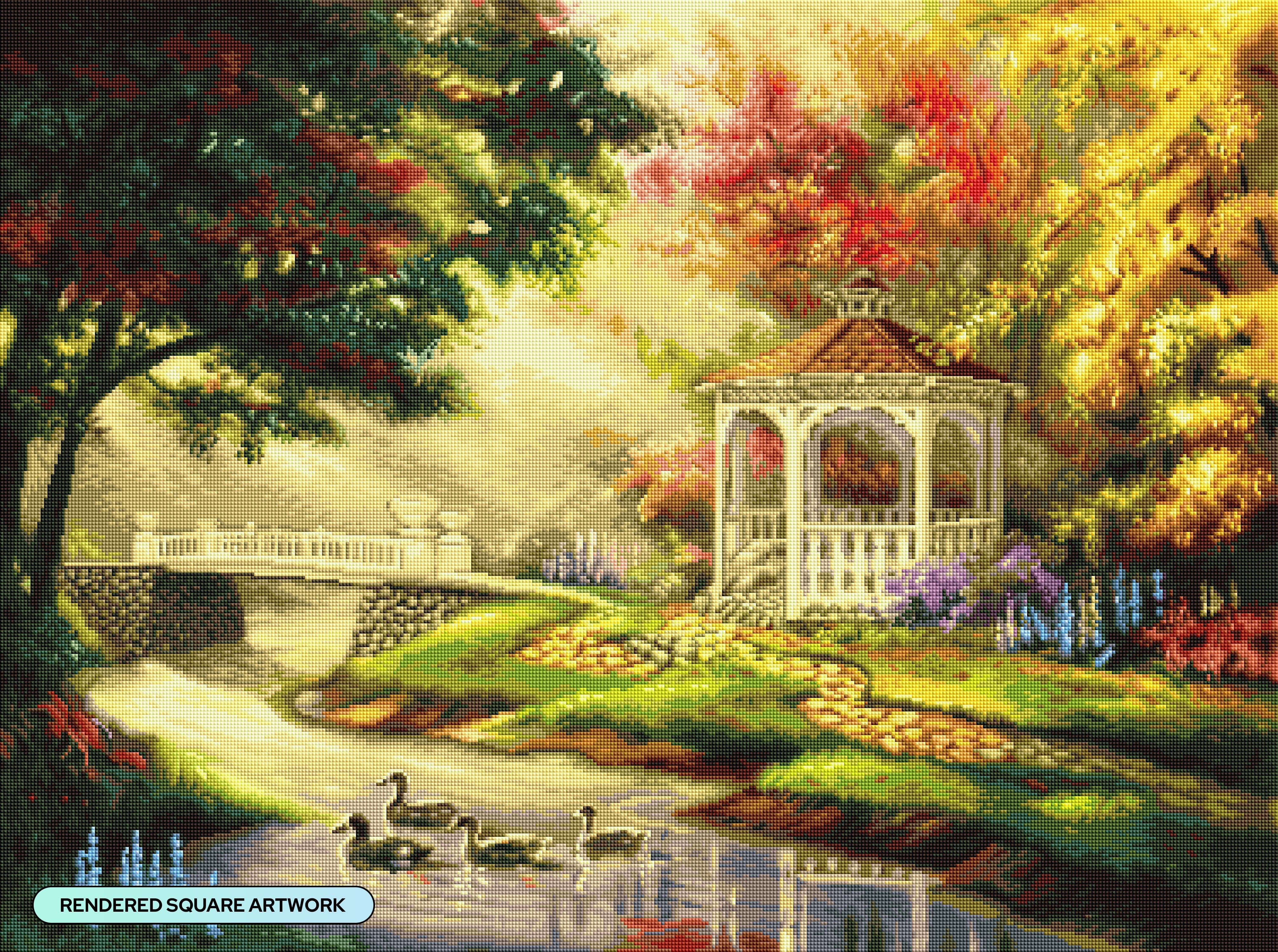 Ducks at the Gazebo – Diamond Art Club