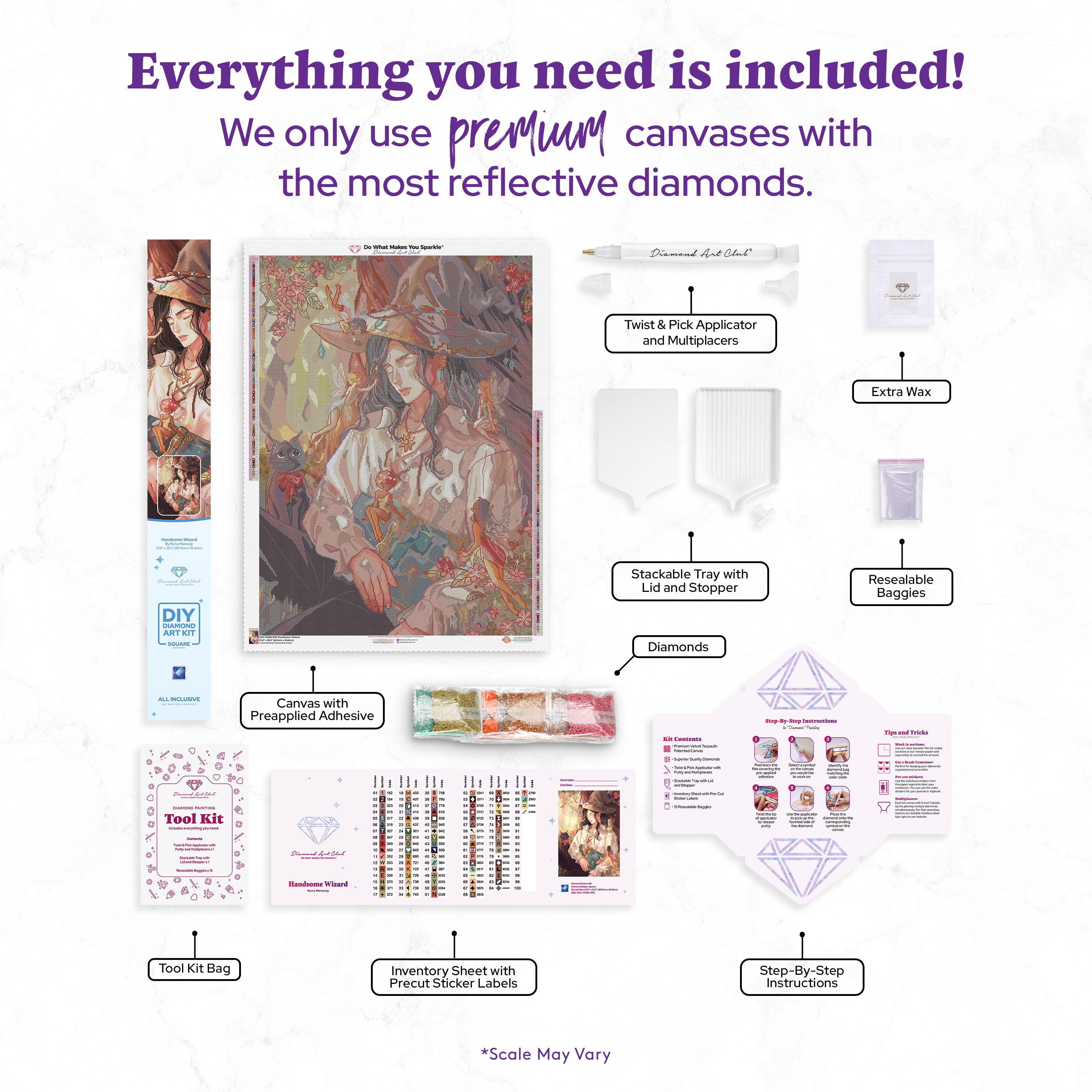 Handsome Wizard – Diamond Art Club