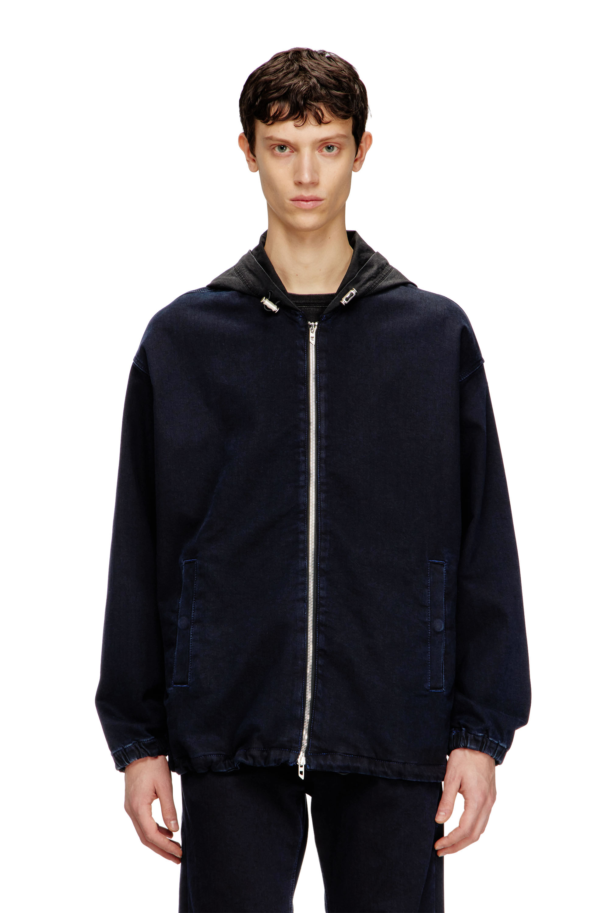 DIESEL】メンズ デニム ジャケット｜テディ付きトラッカー・ベスト