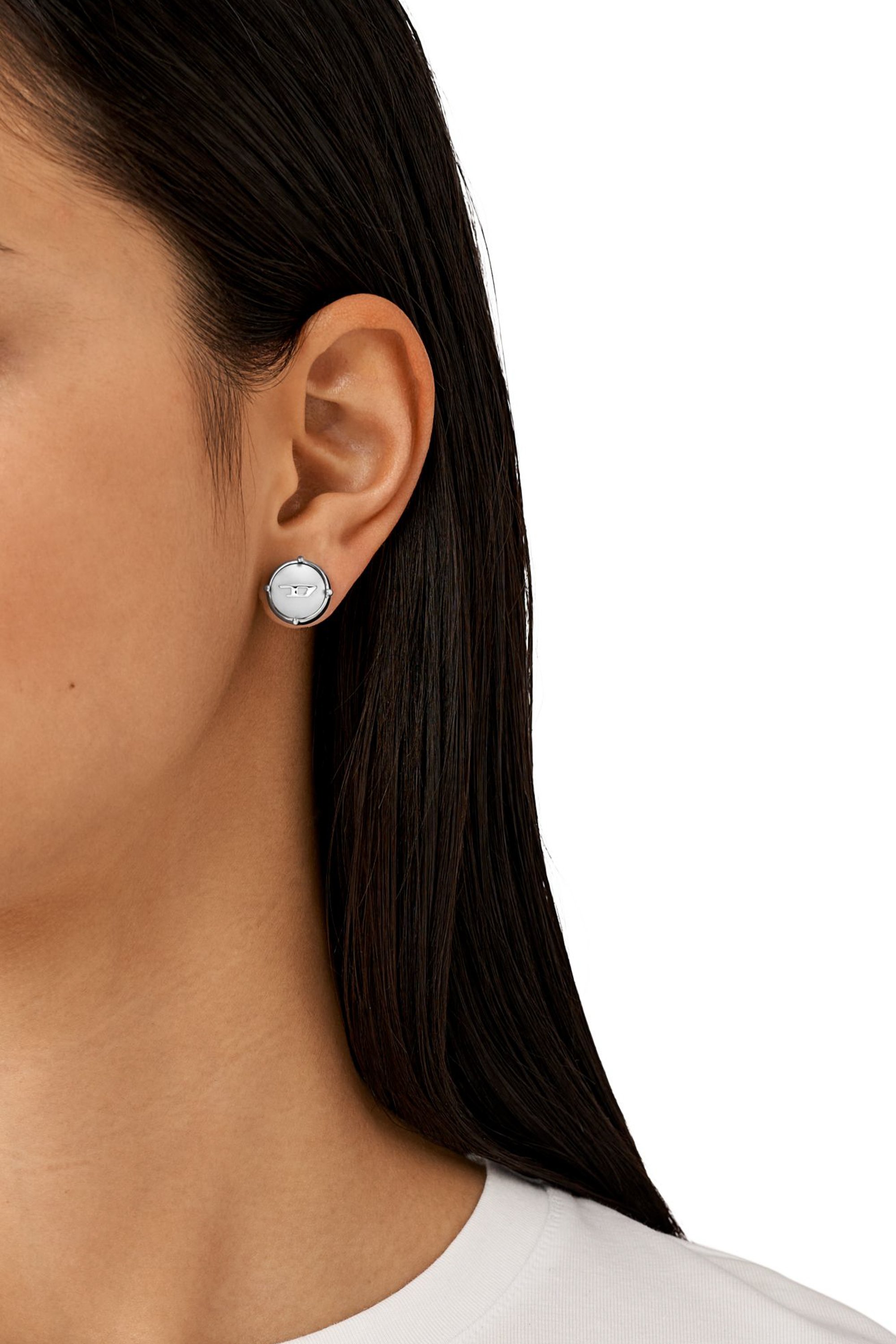 DX1484 ピアス（片耳用）｜シルバー｜ウィメンズ｜DIESEL