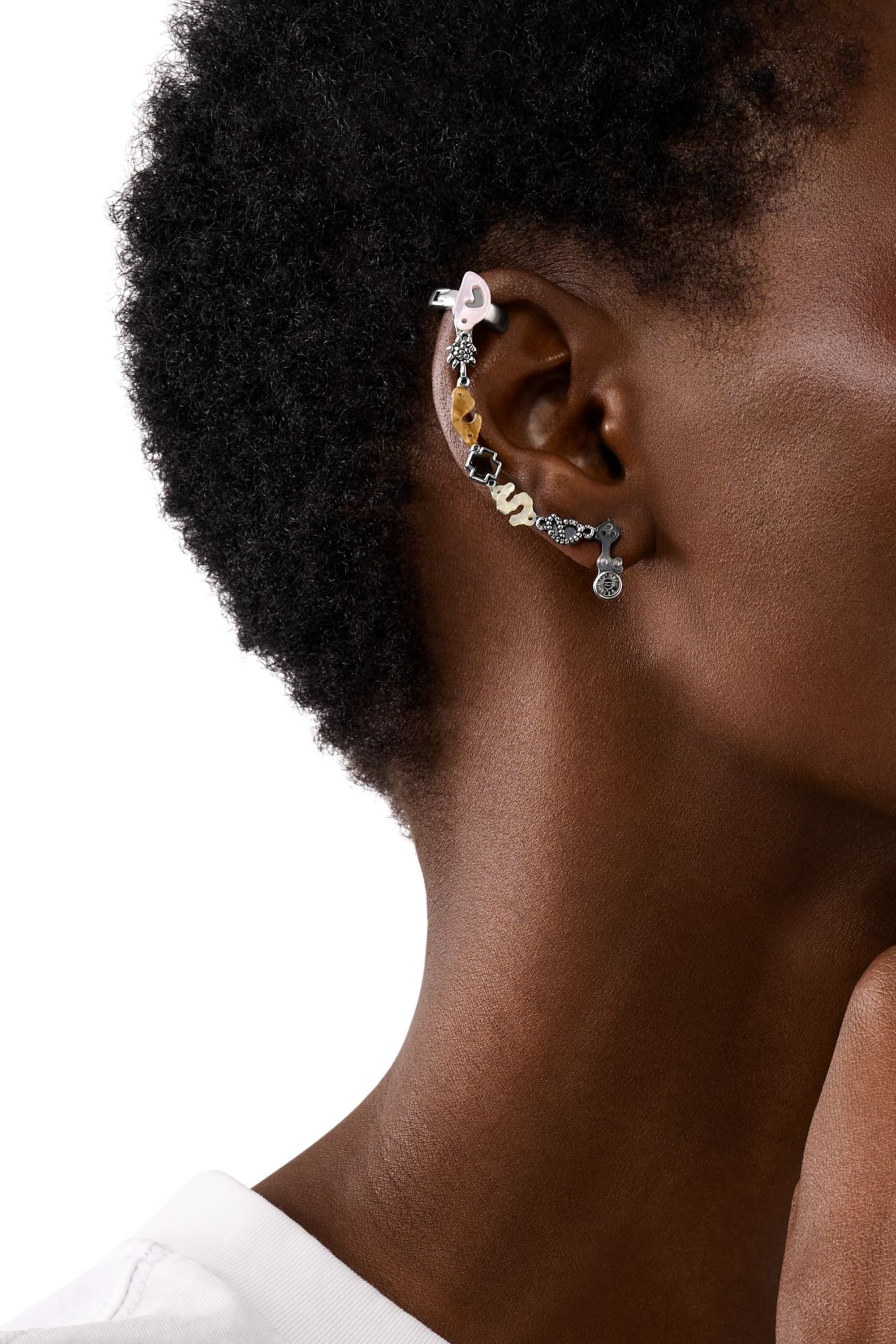 DX1563040 JEWEL イヤーカフ｜マルチカラー｜ウィメンズ｜DIESEL