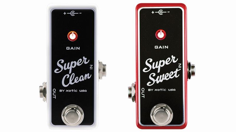 Xotic／Super Clean Buffer、Super Sweet Booster】高品位クリーン