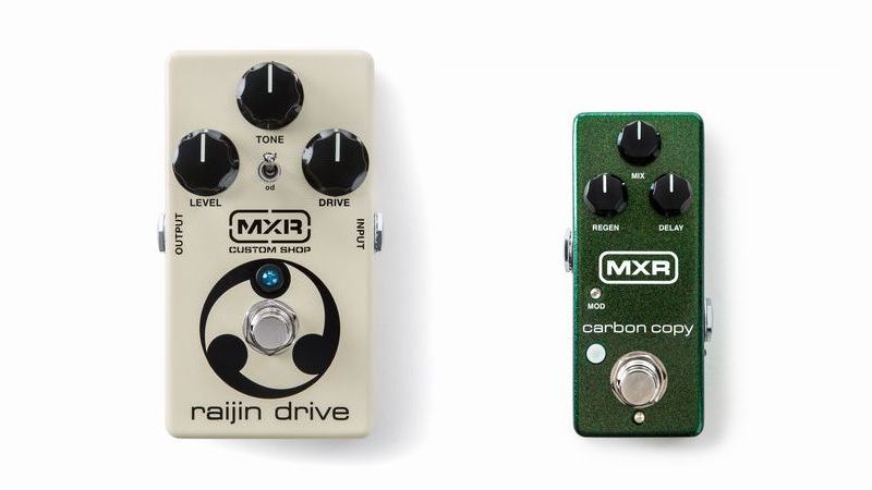 MXR／RAIJIN DRIVE、Carbon Copy Mini】コラボ・モデル第2弾など注目の