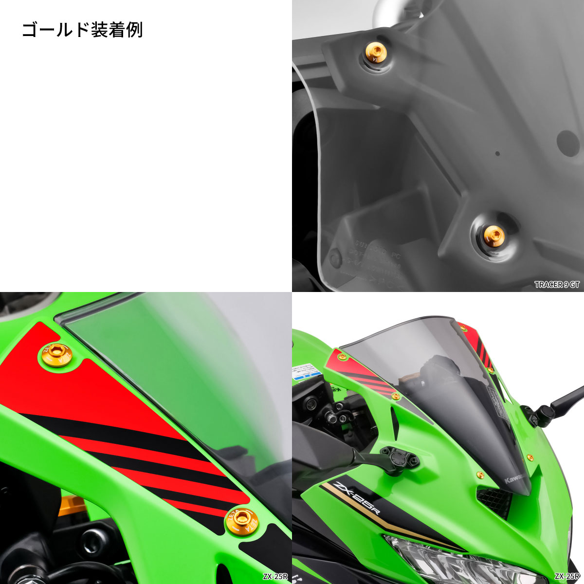 ZETA RACING スクリーンボルト| Dirtbikeplus (ダートバイクプラス)