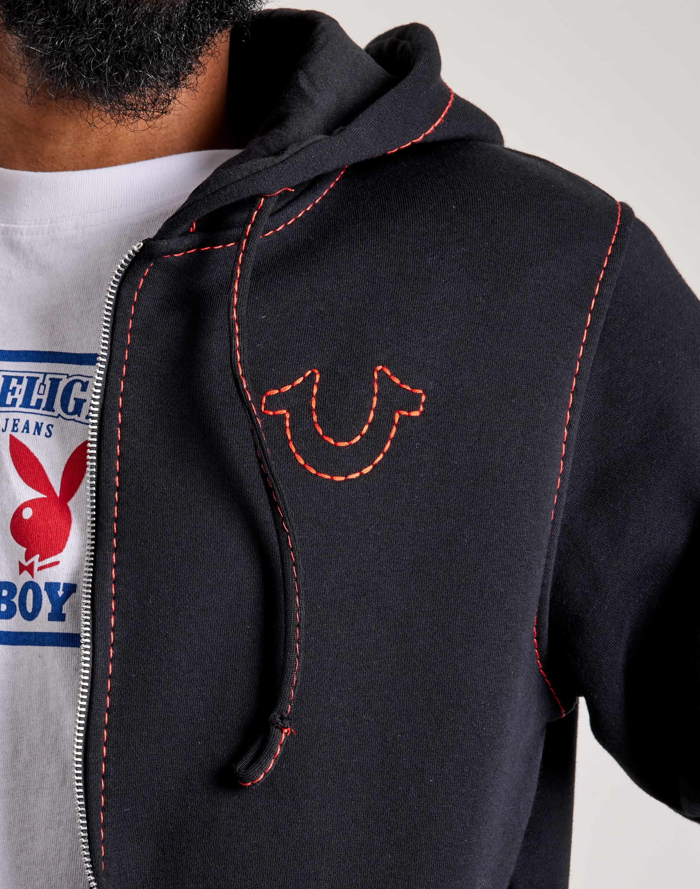 True Religion Big T Zip-Up Hoodie – DTLR