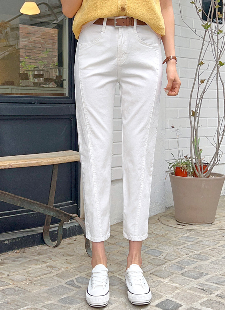 8分丈クロップドパンツ | レディースファッション通販 - DHOLIC