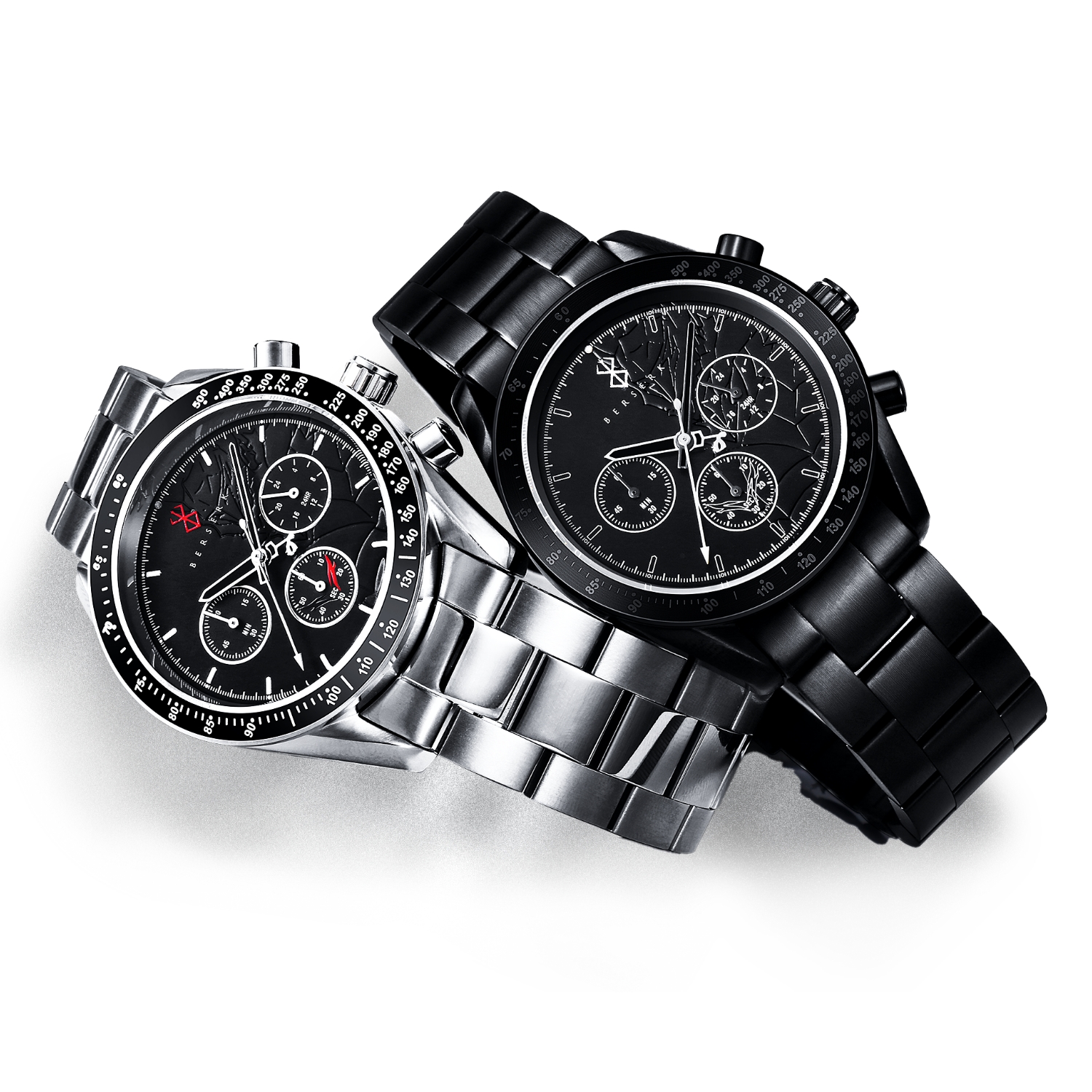 アニメ「ベルセルク」天然ダイヤ クロノグラフ腕時計 – 株式会社 東栄