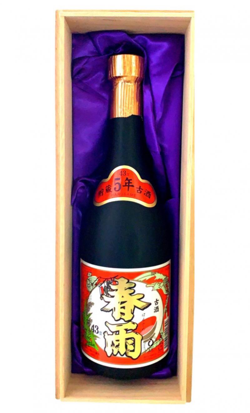 春雨 5年古酒43度 木箱入ギフト/宮里酒造所：泡盛・古酒の通販