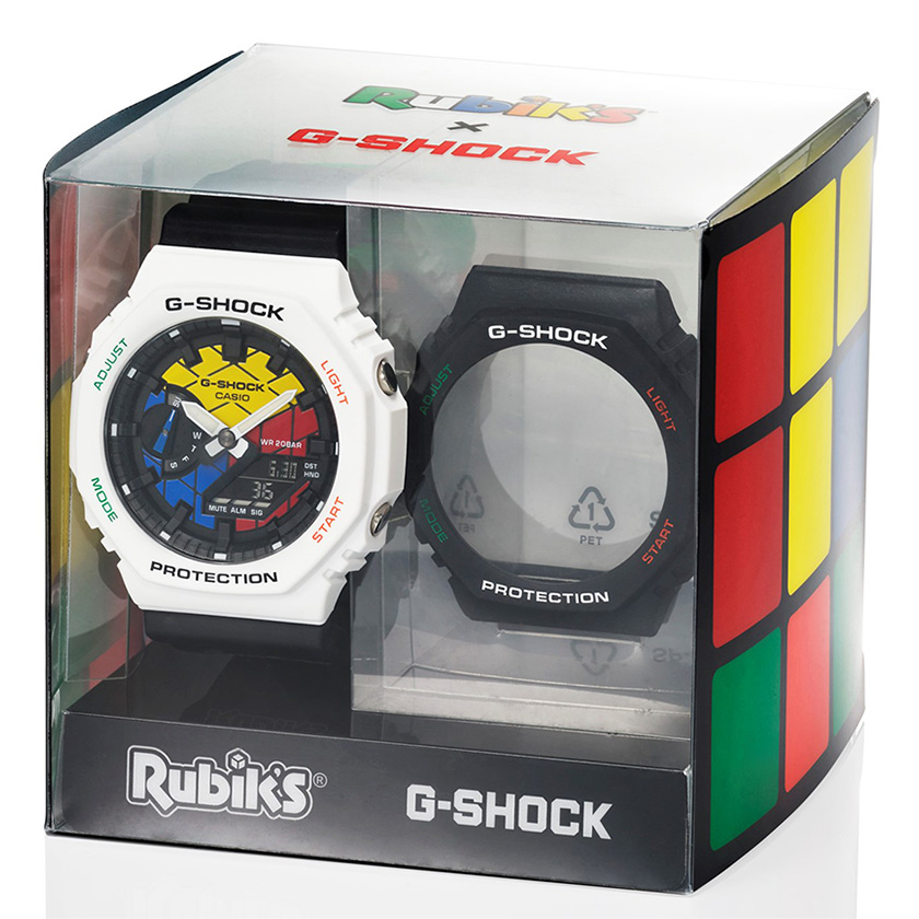 まさか回らないよね？ ルービックキューブ柄G-SHOCKが登場｜雑誌Begin