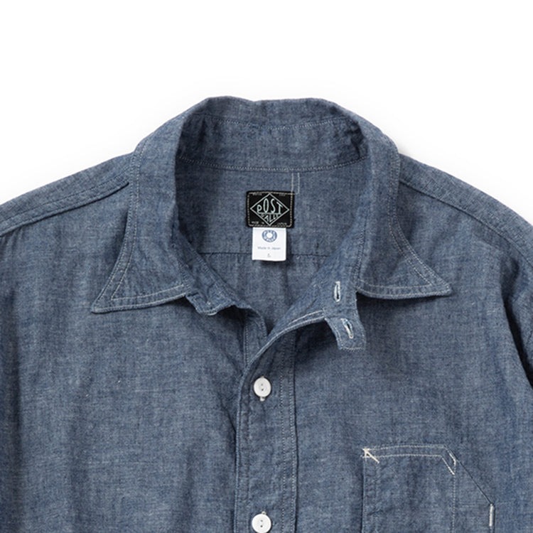 激レア 美品 廃番90s Post Overalls ワークシャツ希少モデル 激レア 廃