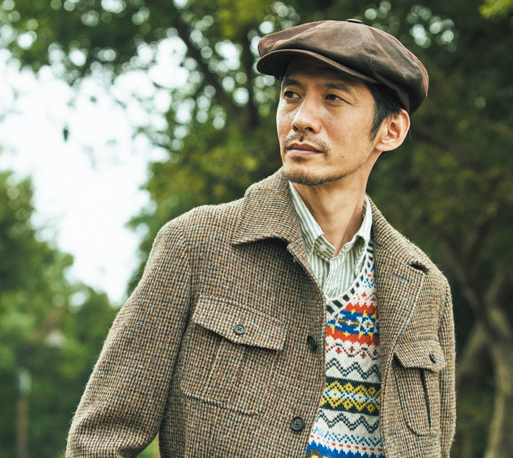 英国情緒なカントリースタイルの提案。 ツイードジャケットの豊かな