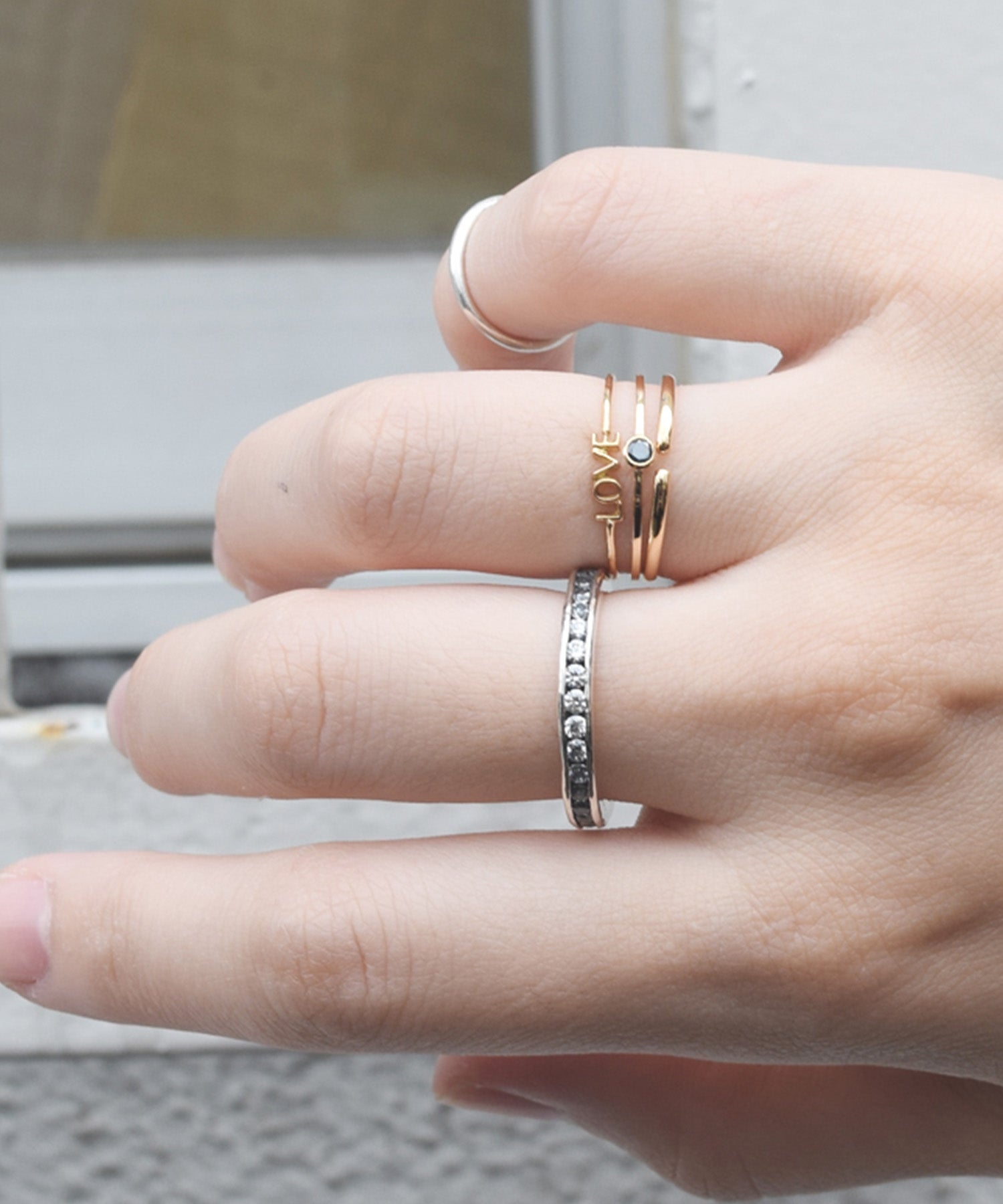 e.m. K18 FULL OF LOVE! リング