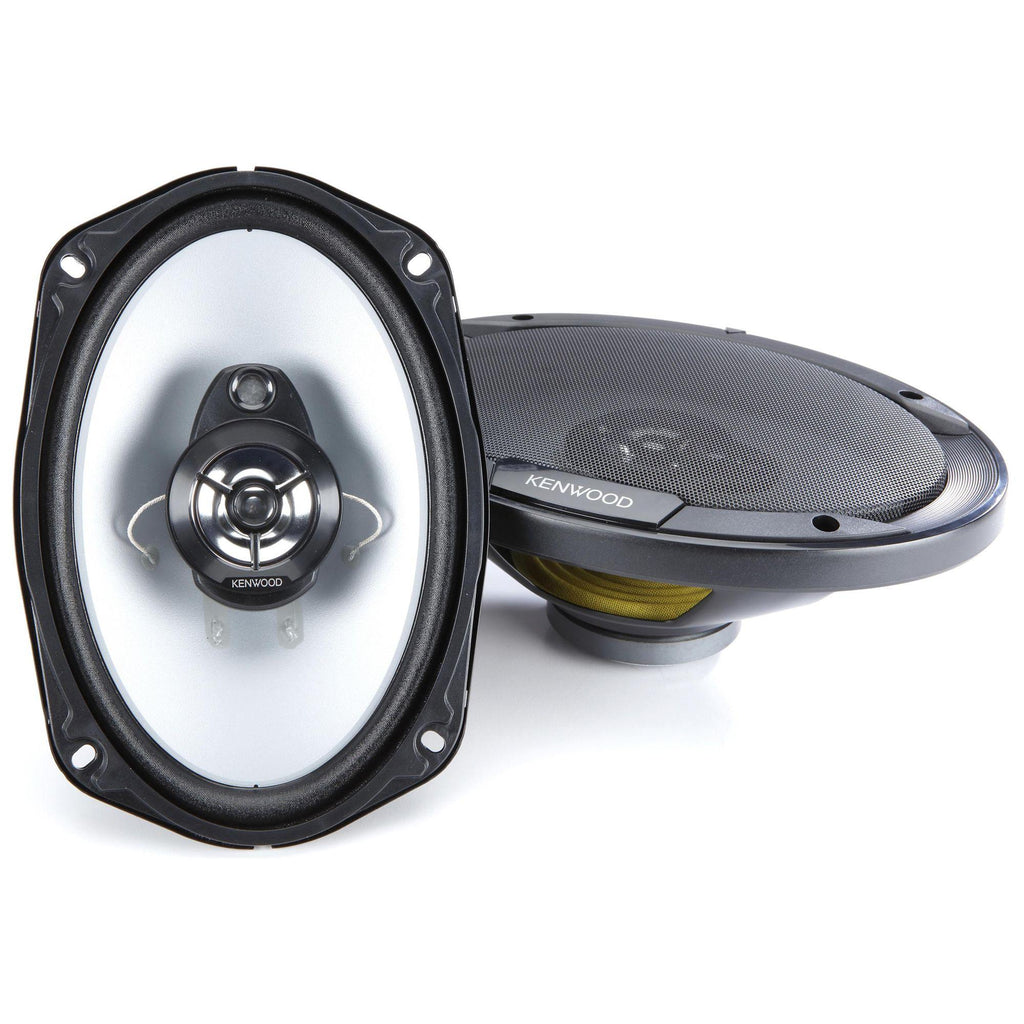Kenwood KFC-6966S 6 x 9 Inch 400-Watt 3-Way Flush Mount Coaxial