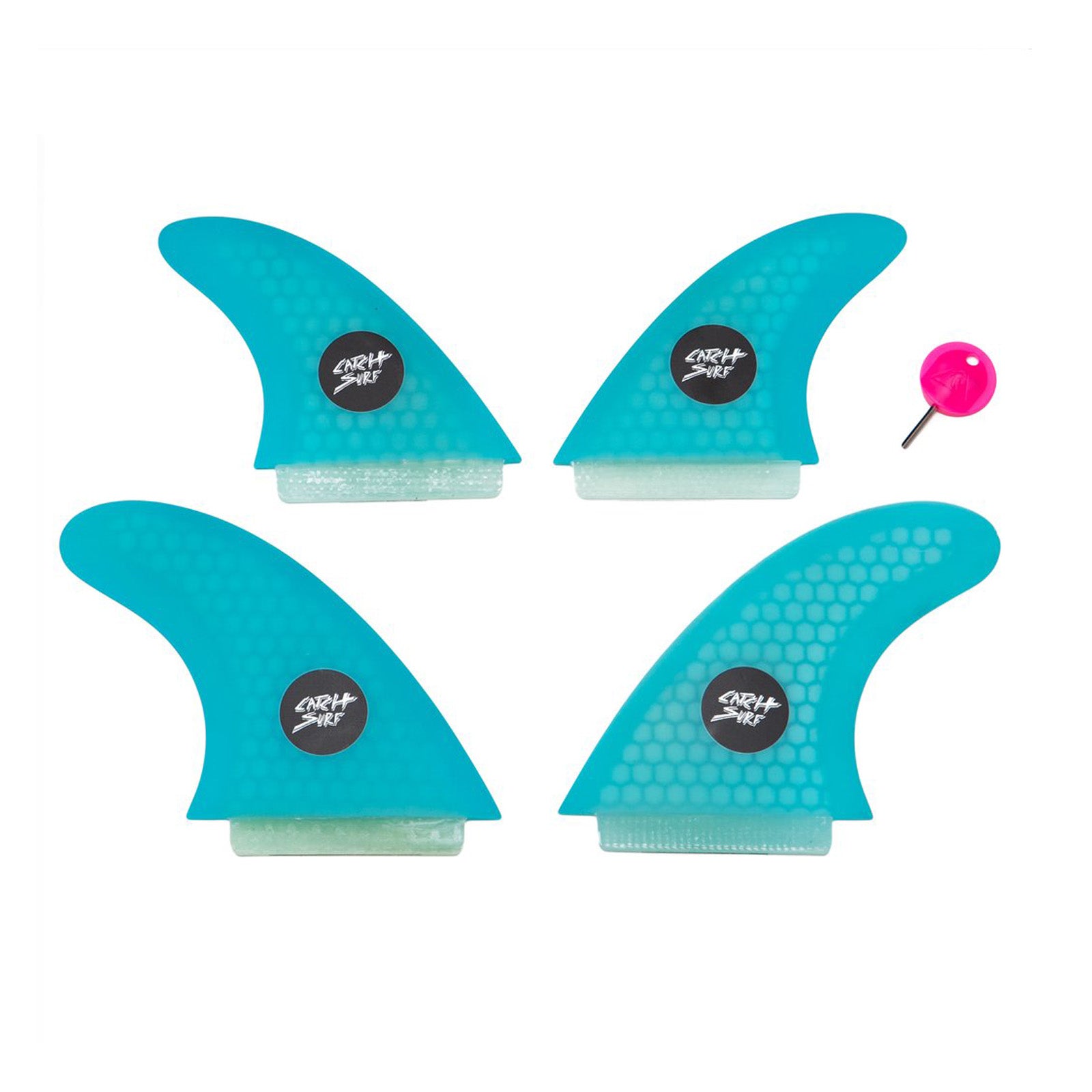 Catch Surf Ultra Hi-Perf Honyecomb Quad Surfboard Fin Set