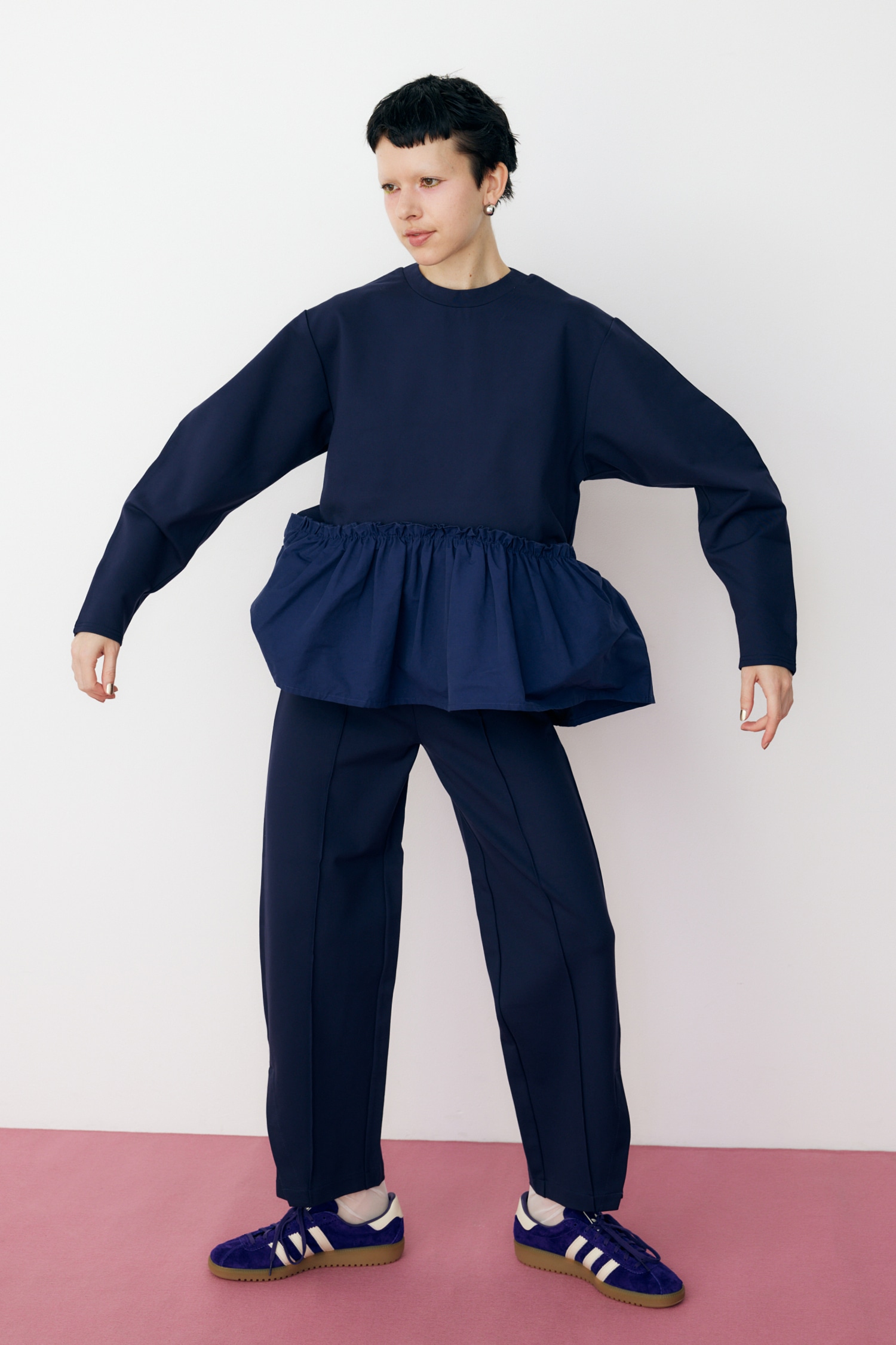 HeRIN.CYE | Ponte slit pants (パンツ ) |SHEL'TTER WEBSTORE