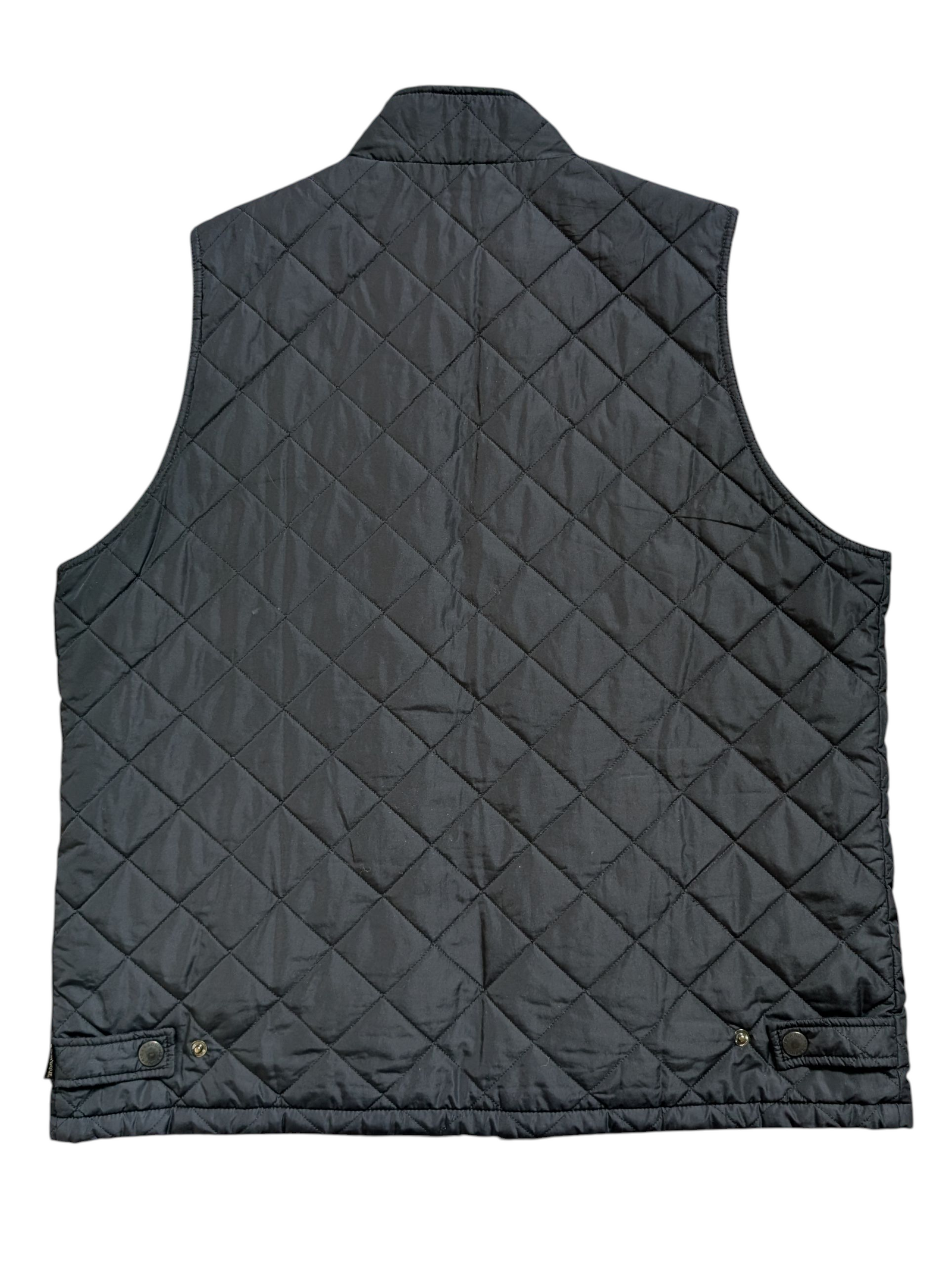 Barbour Gilet XL/XXL Black Bosun Padded Quilt Polyester – eHABERDASHER