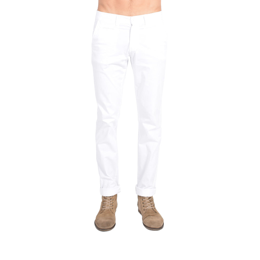 Slim Fit Chino Pants - White – Eight-X