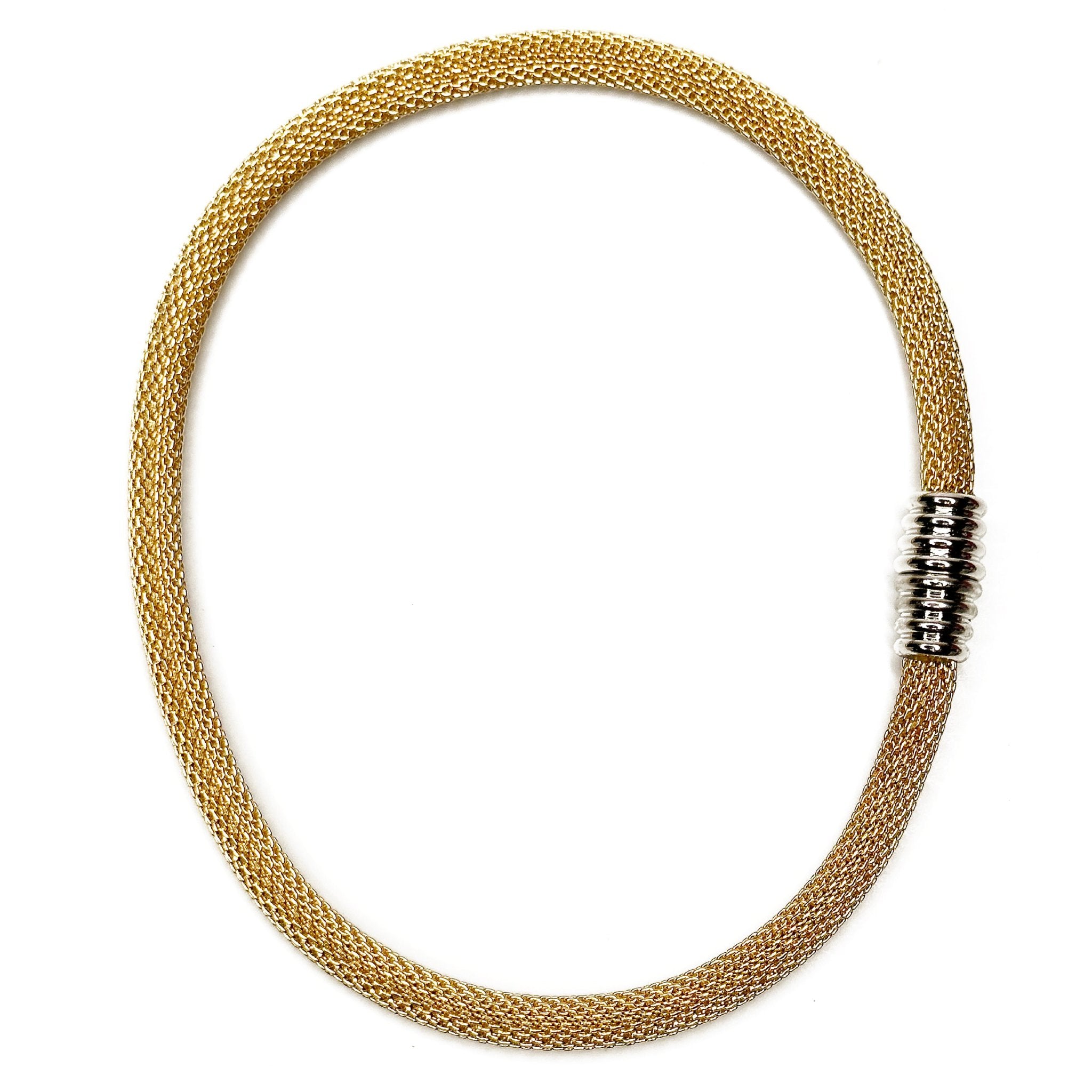 Round Mesh Necklace with Magnetic Clasp - Erica Zap Designs