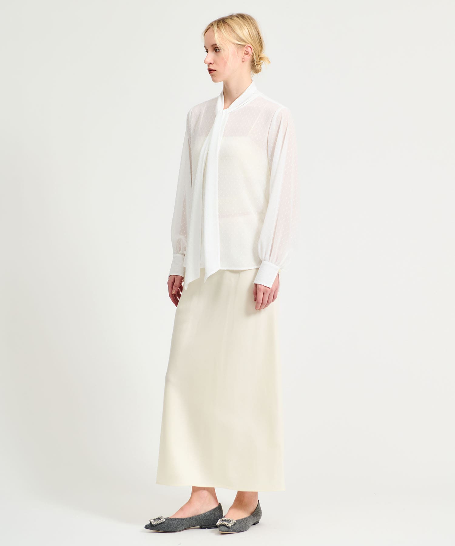 ESTNATION / ドットボウタイブラウス《EXCLUSIVE》｜ESTNATION ONLINE