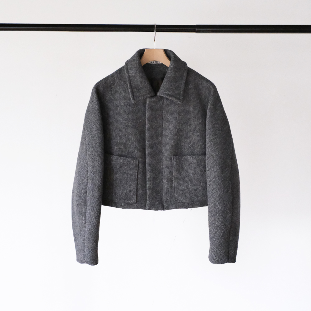 Shetland Wool Double Cloth Blouson | EUREKA FACTORY HEIGHTS