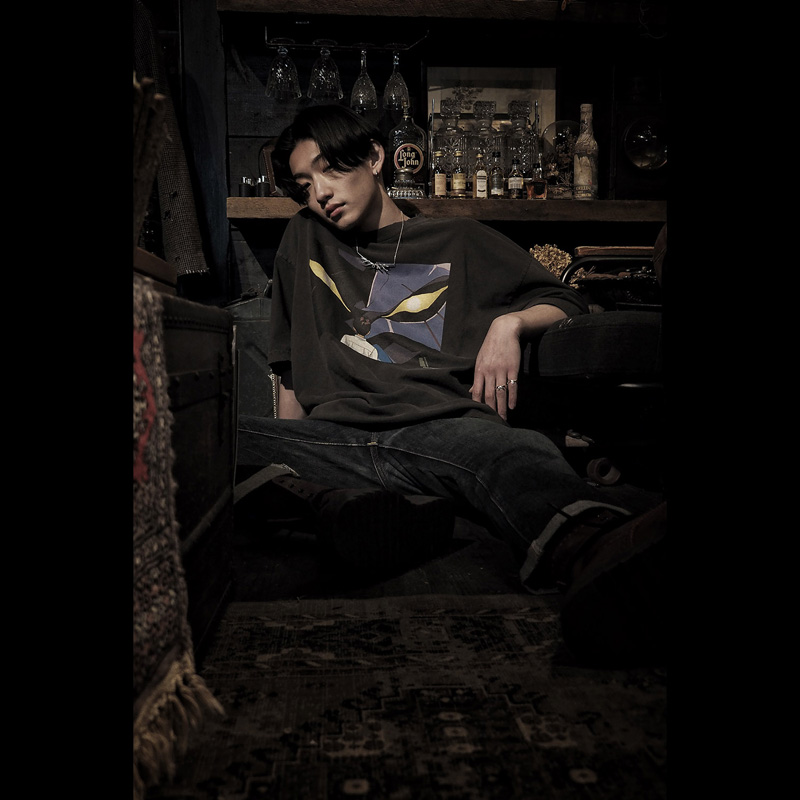 EVANGELION:95】0001 T-Shirt/BLACK(M BLACK): ファッション