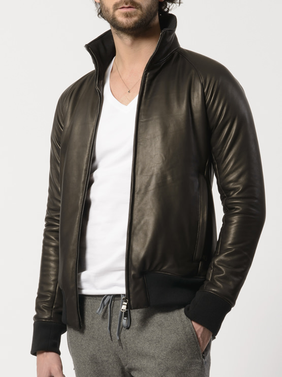 世界最高峰タンナーにてなめしたラムレザーを使用したジャケット！15AW