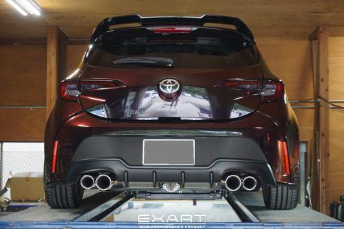 カローラスポーツ ワンオフマフラー製作 | EXART – High Performance