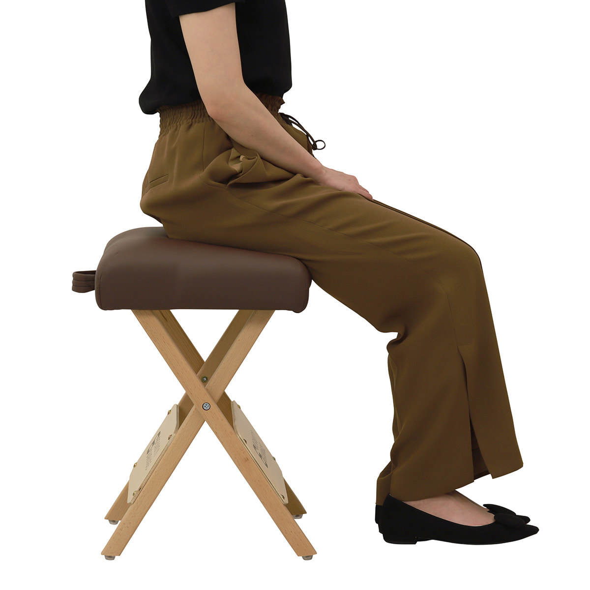 木製折りたたみスツールSP（ダークブラウン）の通販・卸売り | アイ