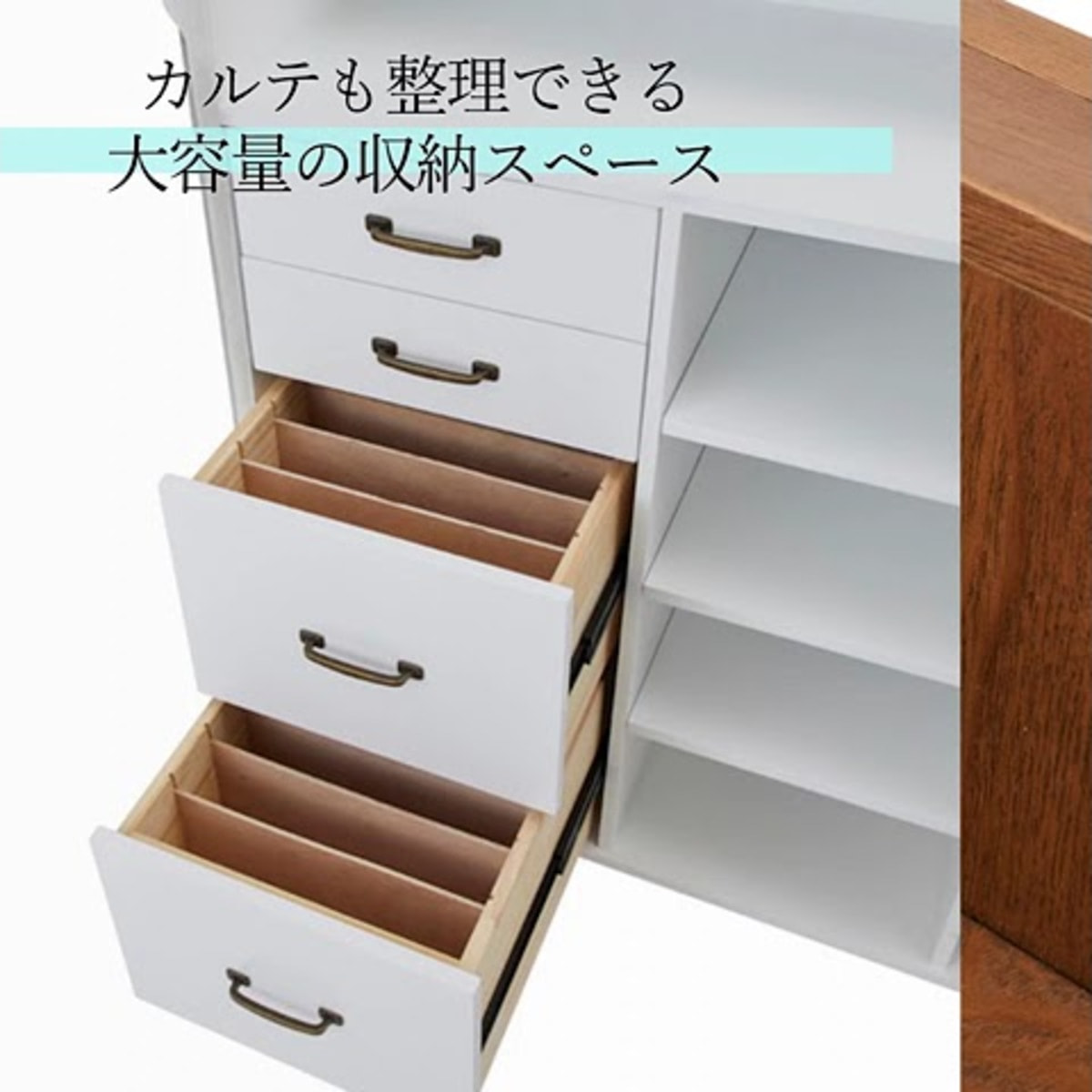 シャビーシック】木製アンティークレジカウンター VICTOIRE-900