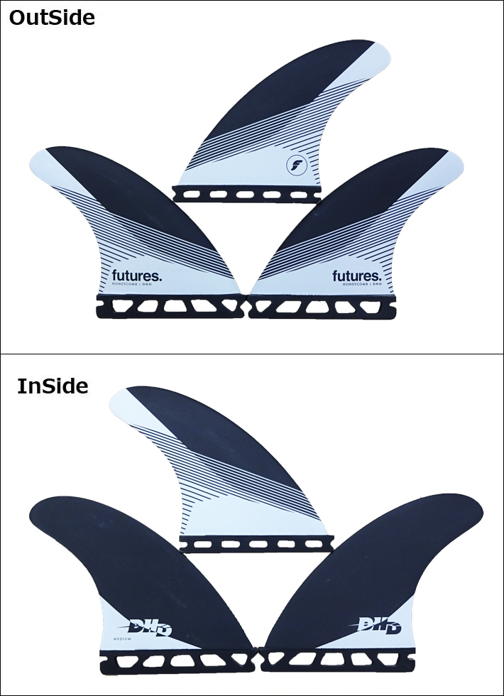 futures.フィン フューチャー フィン RTM HEX DHD [Mediuml] Mサイズ