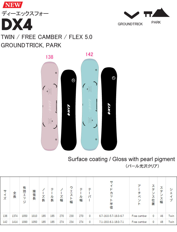 25-26 ノベンバー スノーボード NOVEMBER DX4 ディエックスフォー DX