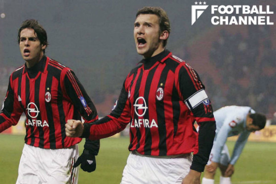 シェフチェンコ氏、華麗なるゴールの数々。”ウクライナの矢”CLゴール集