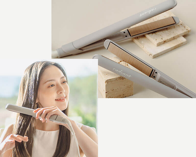 正規品】ラディアント シルクプロ ヘアアイロン ライト 24mm radiant