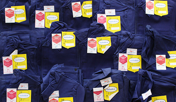 DEADSTOCK】60s Cotton-Twil French Work Jacket ”With Flasher”希少な