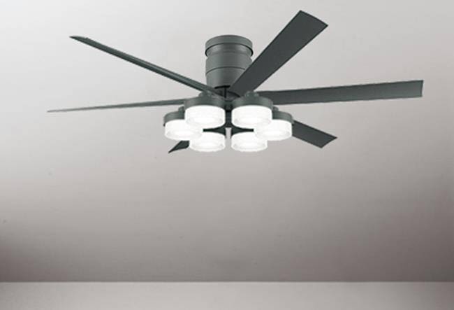 即日発送 大風量 LED 調光・光色切替(電球色-昼白色) 6灯 薄型 軽量 高