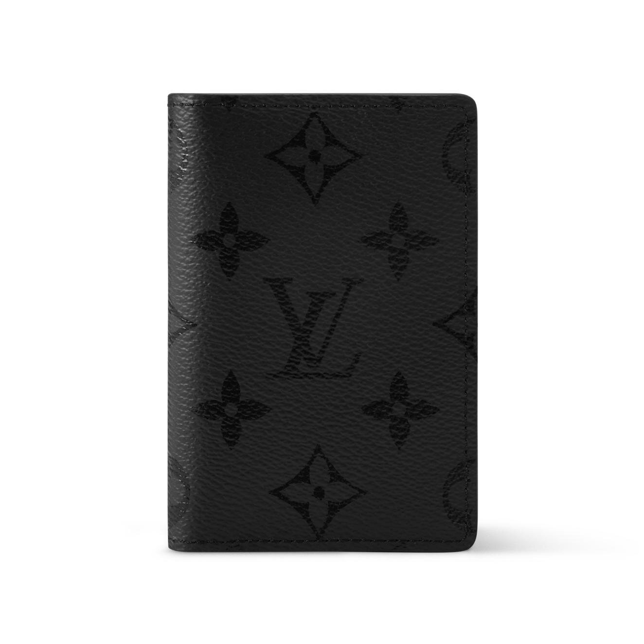 ルイ・ヴィトン“オールブラック”のモノグラム柄ウォレット、ミニ財布や