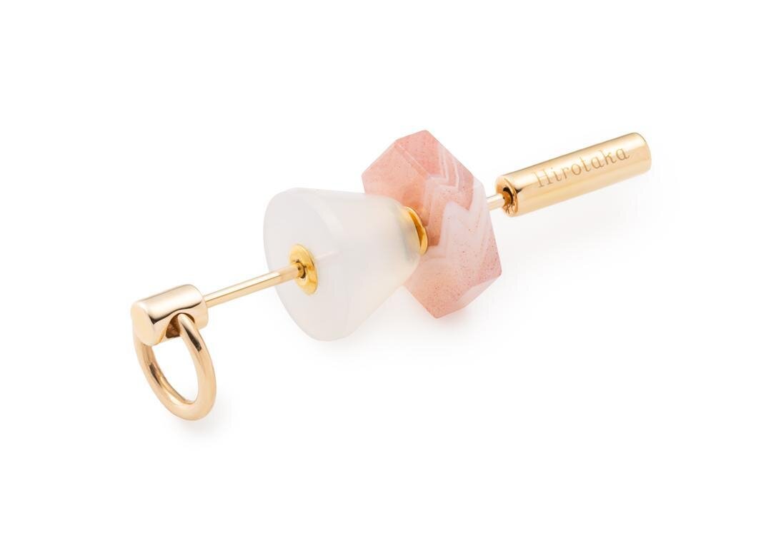 ヒロタカ26年春ジュエリー、天然石を槍に通す「スピア」に”桜の花びら