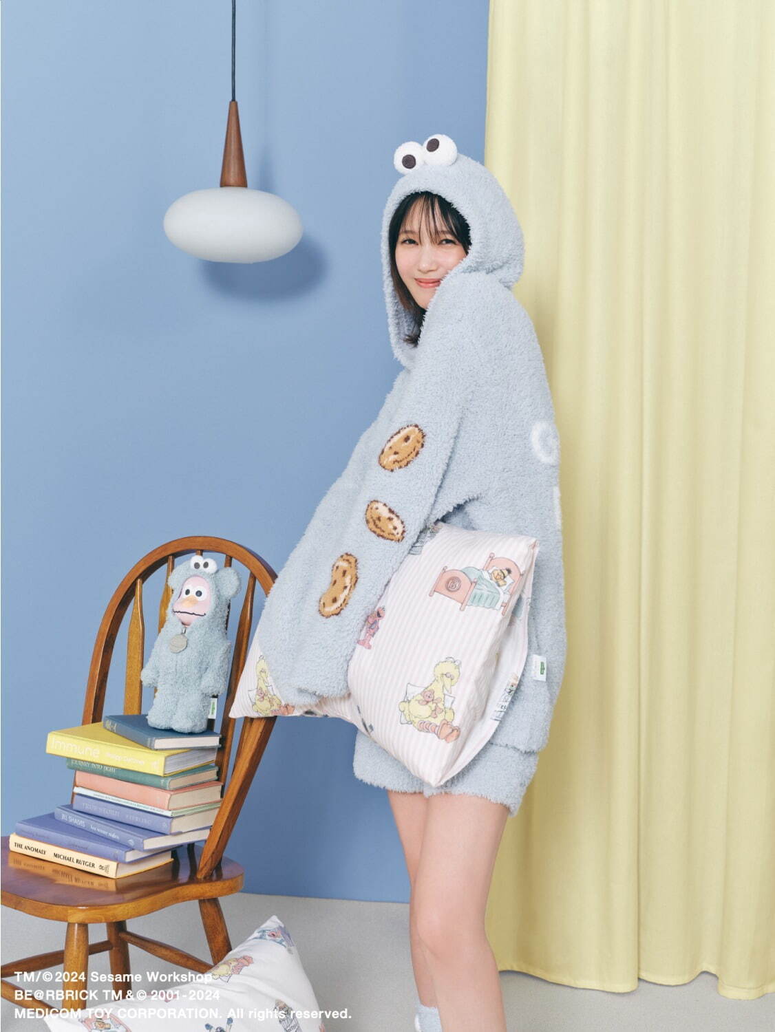 ジェラート ピケ「セサミストリート」ルームウェア、“気分はエルモ