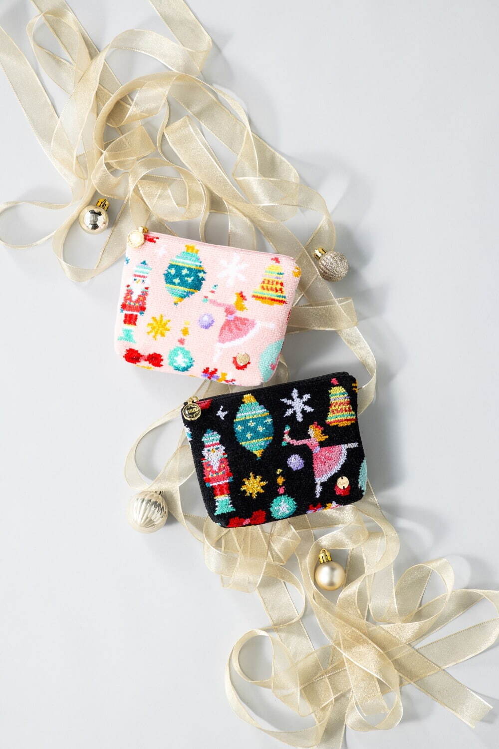 チャコット×フェイラー「くるみ割り人形」クリスマスオーナメント柄の