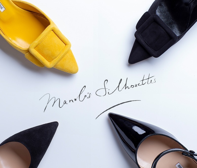 マノロ ブラニクの名作シューズ“メイセール＆メリージェーン”など