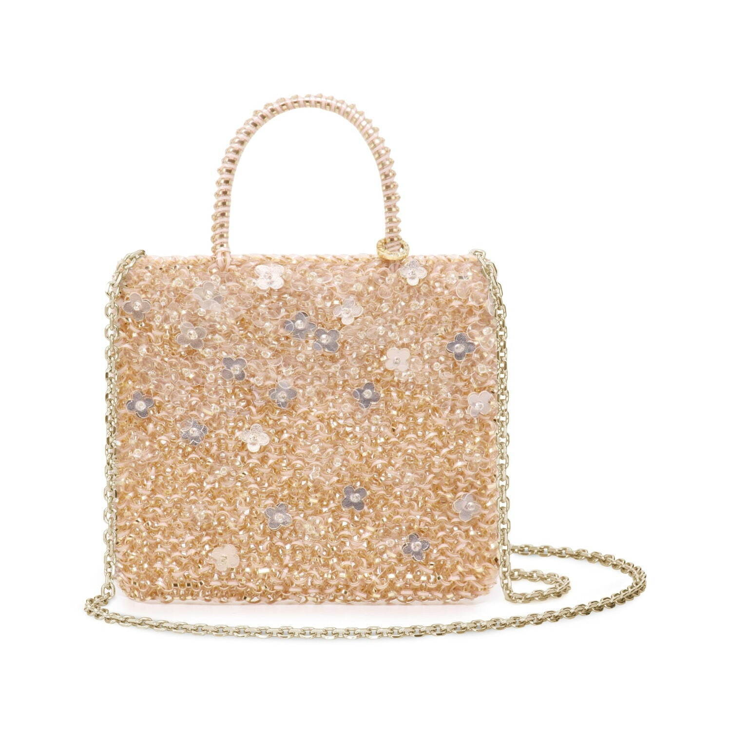 アンテプリマ24年クリスマスバッグ、“花モチーフ”煌めくワイヤーバッグ