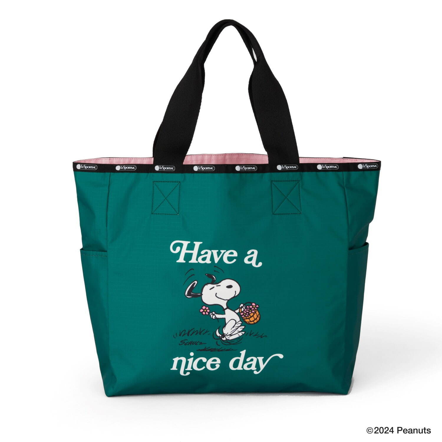 レスポートサック「ピーナッツ」コラボバッグ＆ポーチ、“スヌーピーの