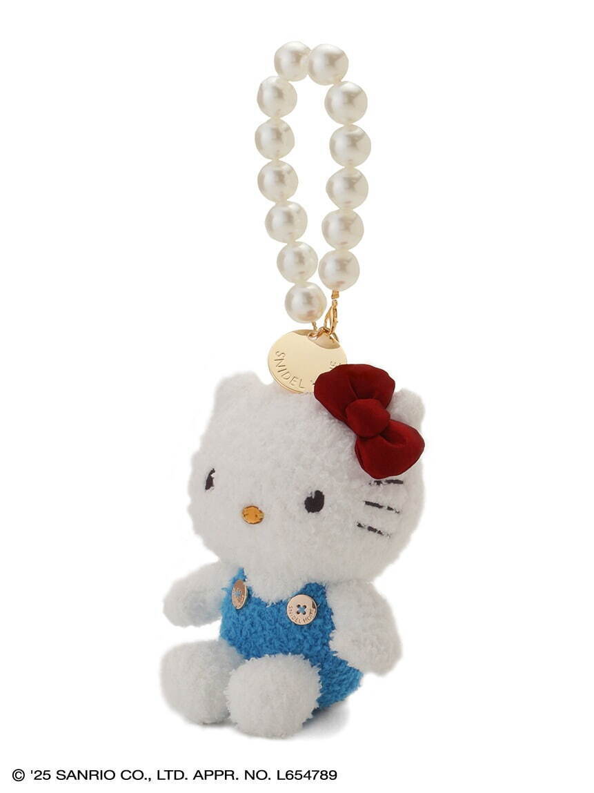 スナイデル ホーム×ハローキティのルームウェア、りんごボタンカーデや