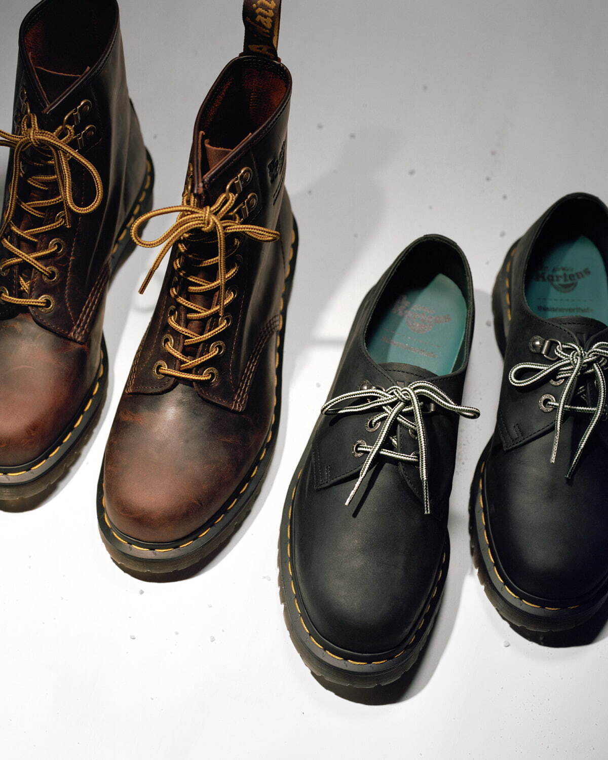 ドクターマーチン×ディスイズネバーザットの「1460」ブーツ、経年変化