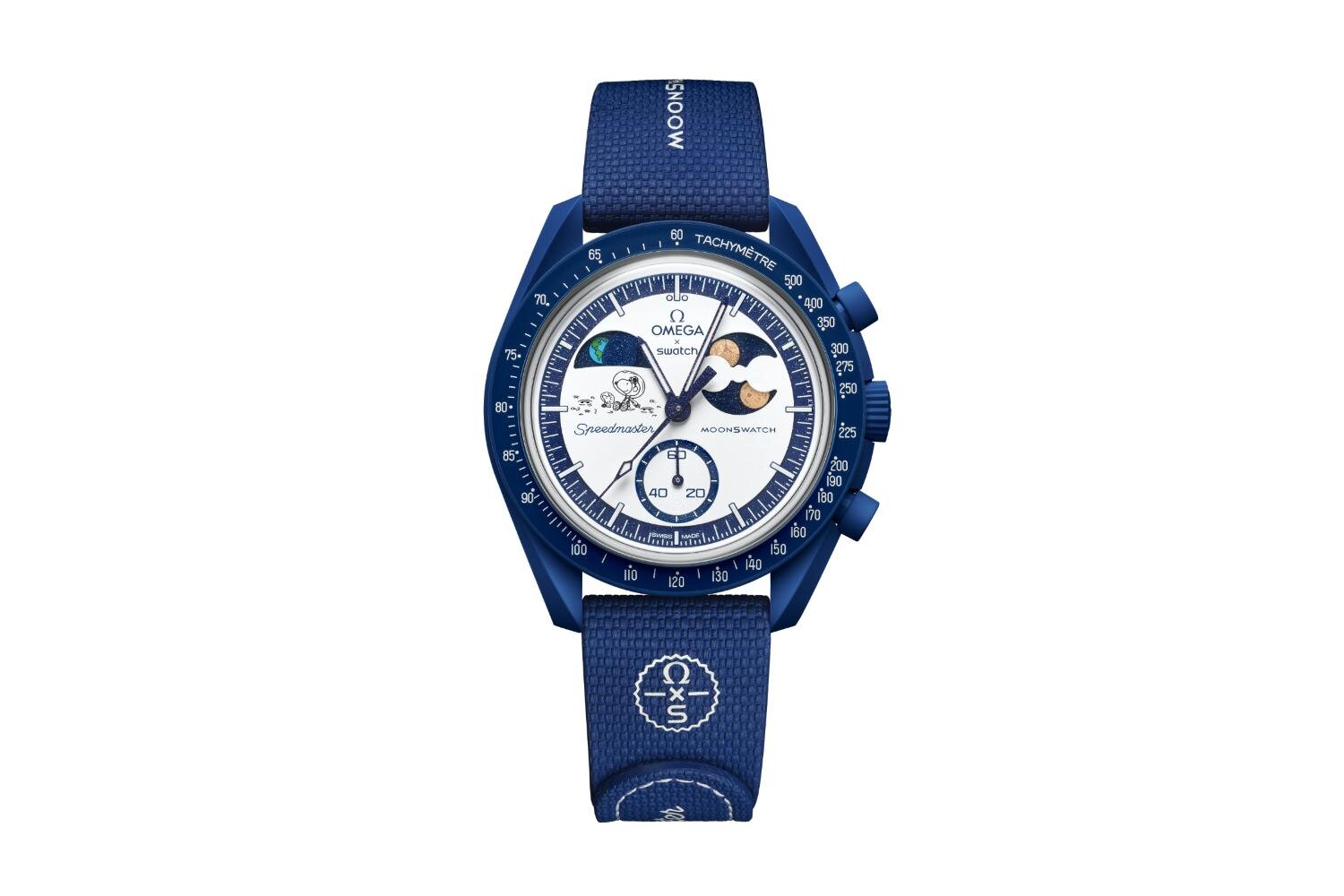 オメガ×スウォッチ「ムーンスウォッチ」“宇宙飛行士姿のスヌーピー”が