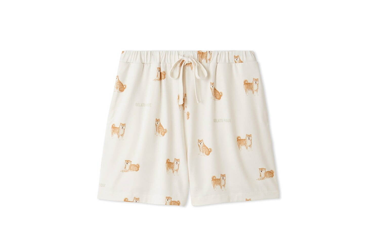 ジェラート ピケ「柴犬」モチーフのルームウェア、セットアップや総柄T