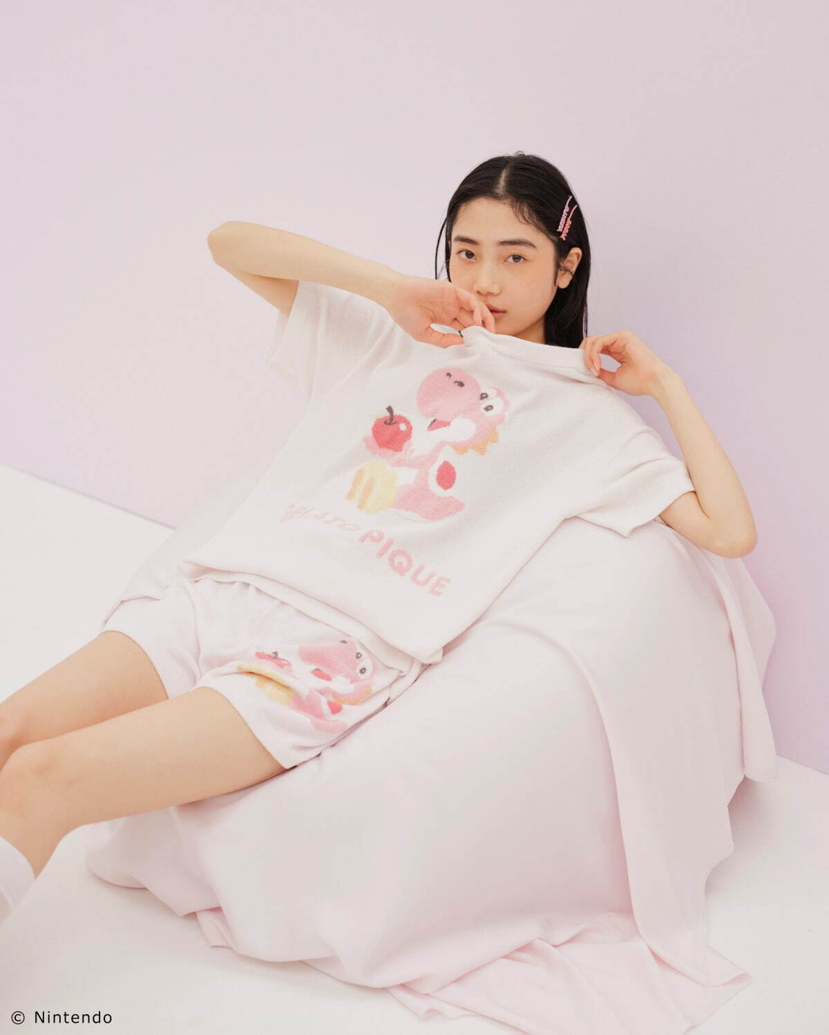 ジェラート ピケ「スーパーマリオ」春色キノピオ＆ヨッシーのルーム