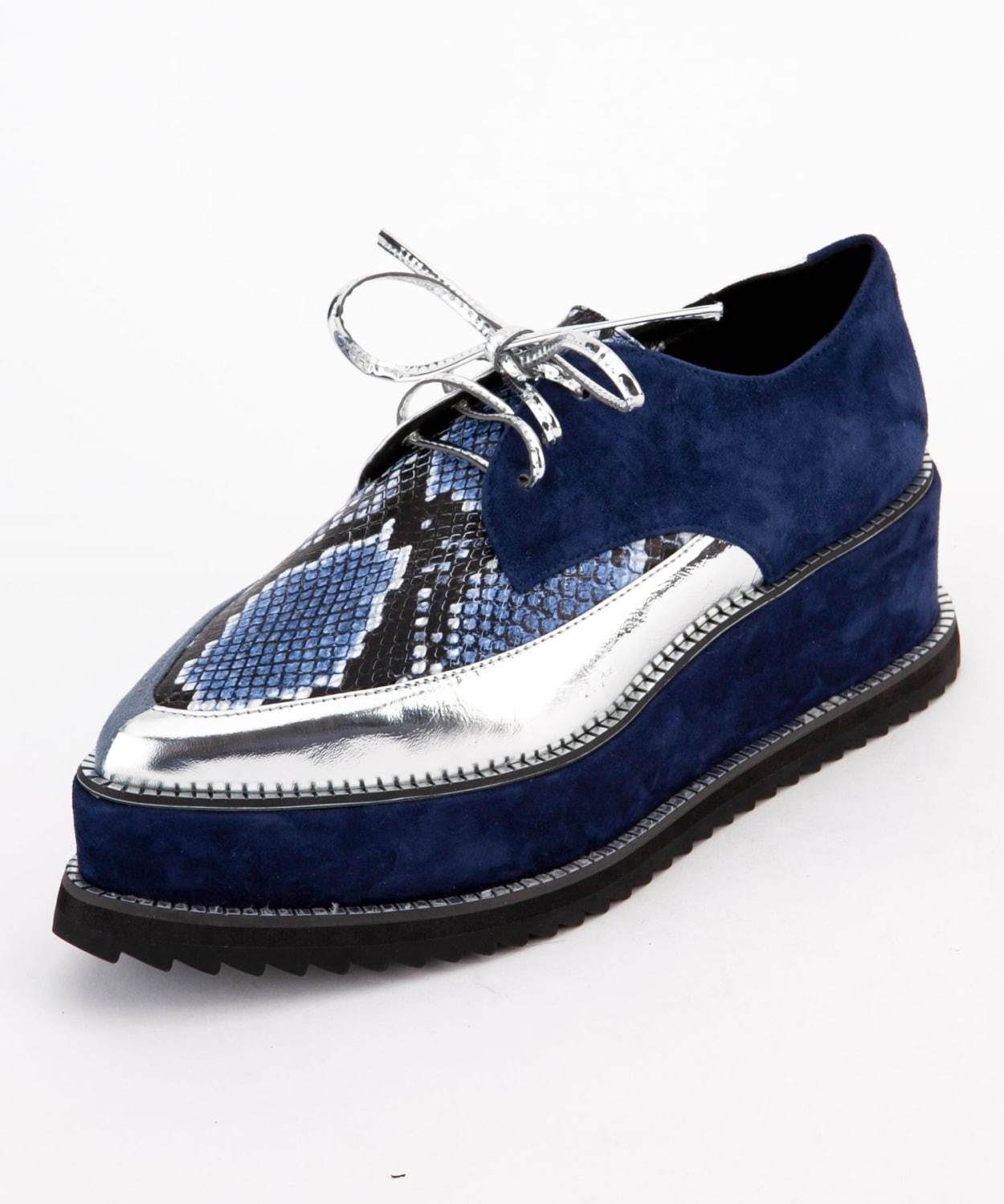 ジェフリーキャンベル“パイソン柄”厚底ショートブーツ＆レースアップ